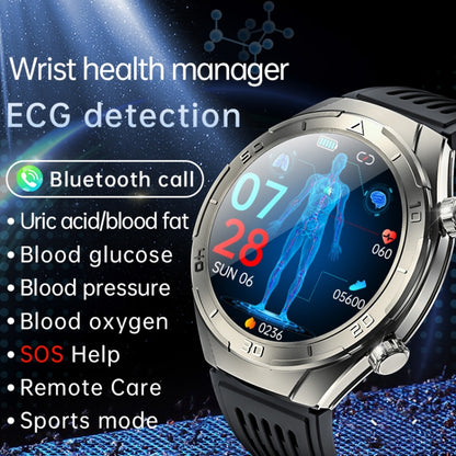 FD02 1.46 inch Color Screen Smart Watch, Support CES Sleep Aid / ECG Detection