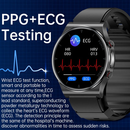 P70 1.3 inch Color Screen Smart Watch, Support Accurate Air Pump Blood Pressure / ECG