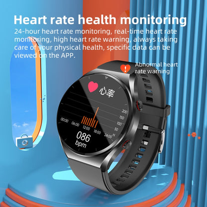 E09 Pro 1.32 inch Color Screen Smart Watch, Support Bluetooth Call / ECG Electrocardiogram