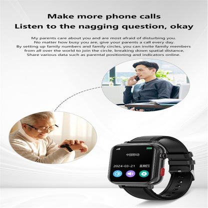 G18 1.83 inch Color Screen Smart Watch Leather Strap, Support  Noninvasive Blood Sugar / Uric Acid