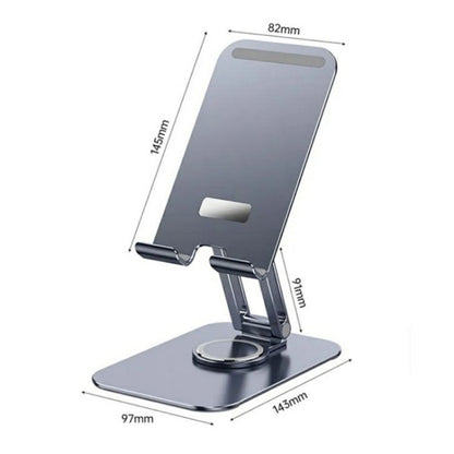 JMARY MK-61 Rotatable Cellphone Tablet Holder Aluminum Alloy Desktop Phone Stand