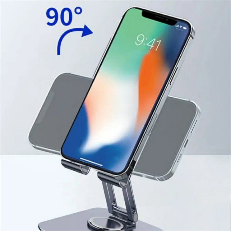 JMARY MK-61 Rotatable Cellphone Tablet Holder Aluminum Alloy Desktop Phone Stand