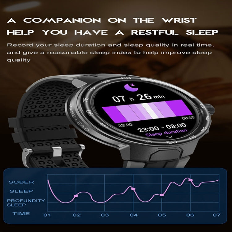 EX103 1.55 inch Color Screen Smart Watch, Support Bluetooth Call / Heart Rate Monitoring