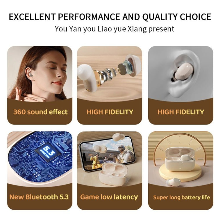 Pro mini AI Noise Cancelling Mic Bluetooth 5.3  Wireless Earphones