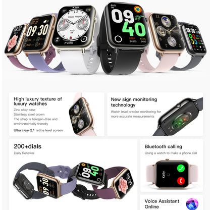 Q19 Max 2.1 inch HD Screen Waterproof Sports Business Smart Watch