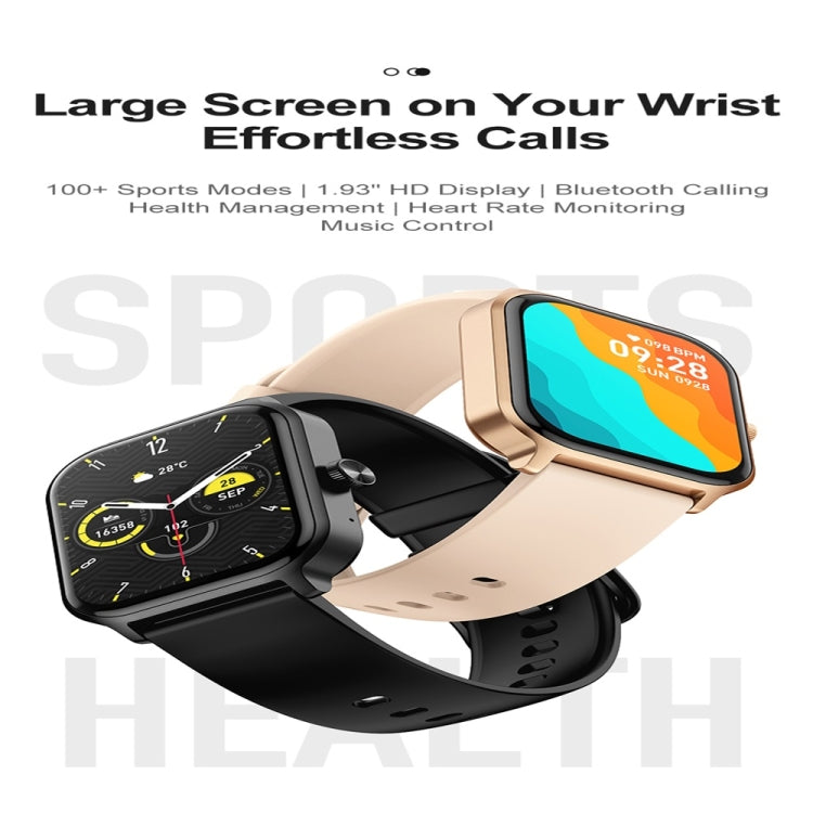 P85 1.93 inch Color Screen Smart Watch, Support Bluetooth Call / Health Monitoring