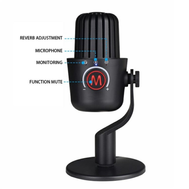 PDO-20 USB Gaming Desktop Microphone Noise Reduction Condenser Microphone, PDO-20