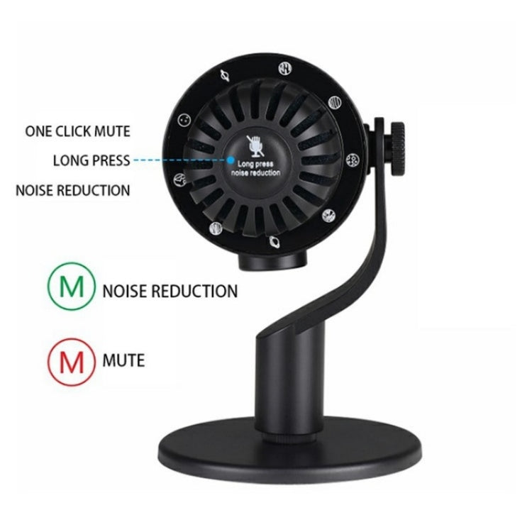 PDO-20 USB Gaming Desktop Microphone Noise Reduction Condenser Microphone, PDO-20