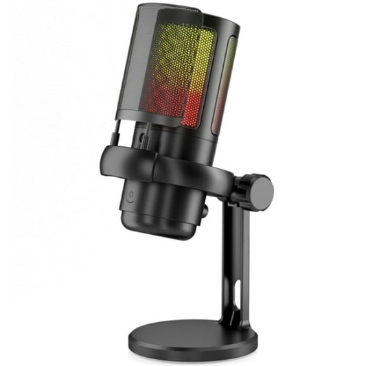 ME6P Professional USB Desktop Recording Microphone with RGB Light, ME6P