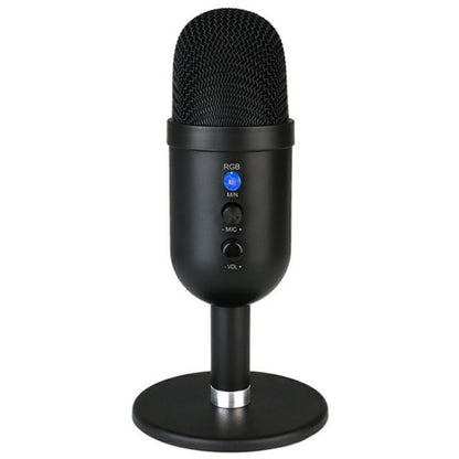 MU2000 Professional Desktop Cardioid Condenser Microphone With RGB Light, MU2000