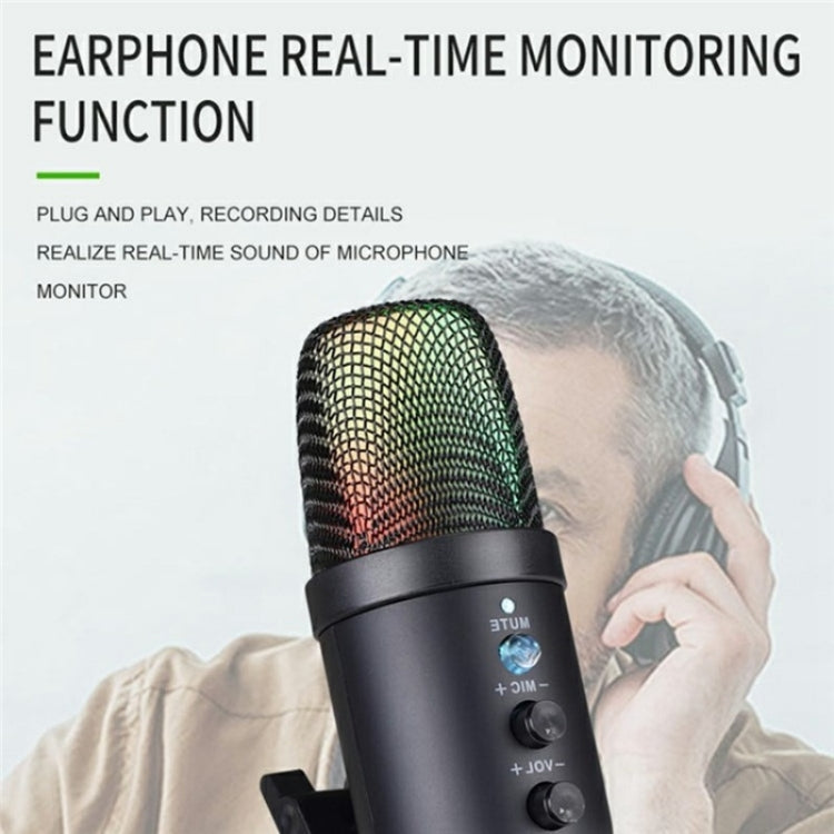 MU1000 Real Time Monitoring Noise Desktop Condenser Microphone, MU1000