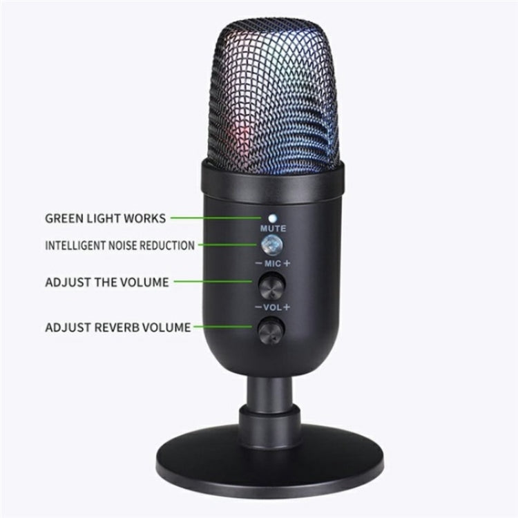 MU1000 Real Time Monitoring Noise Desktop Condenser Microphone, MU1000