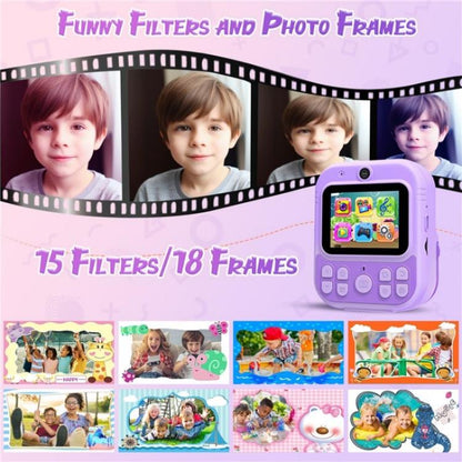 E8 2.4 Inch Screen Photo Printing Video Recorder Multifunctional Kids Dual Lens Camera