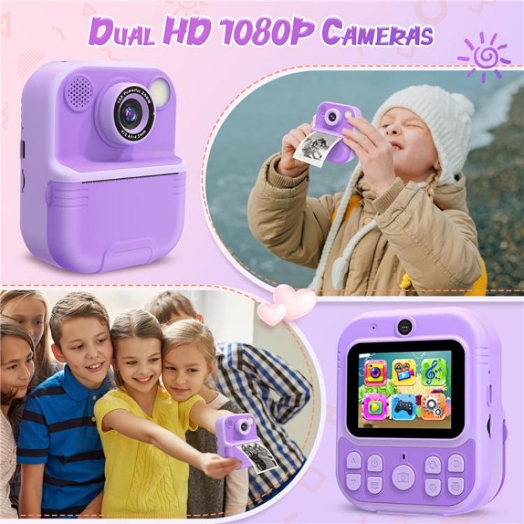 E8 2.4 Inch Screen Photo Printing Video Recorder Multifunctional Kids Dual Lens Camera