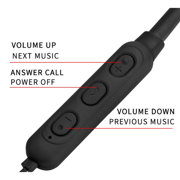 DM-22 Magnetic Bluetooth Earphone DM-22 Neckband Sport headset with Mic Wireless Handsfree Earphoness