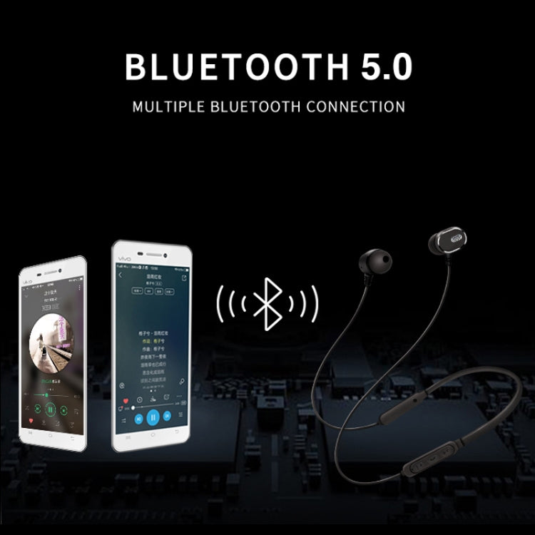 DM-22 Magnetic Bluetooth Earphone DM-22 Neckband Sport headset with Mic Wireless Handsfree Earphoness