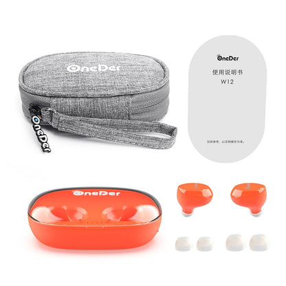 OneDer W12 Wireless Earphone with Waterproof IPX5 HD Stereo Sound TWS Bluetooth Earphone