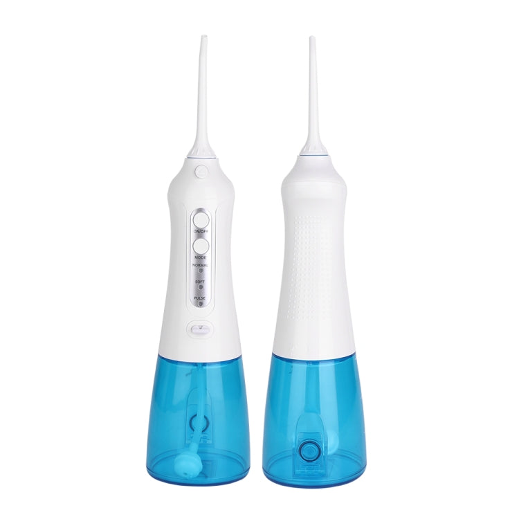 Wireless Water Floss Cleaner Portable 1400mAh USB-Rechargeable Water Flosser IPX7 Waterproof Oral Irrigator, Water Tannk Capacity: 300ML, WF201K-2