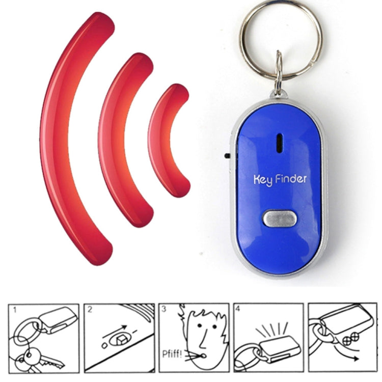 Mini LED Whistle Key Finder Flashing Beeping Remote Lost Keyfinder Locator Keyring for children