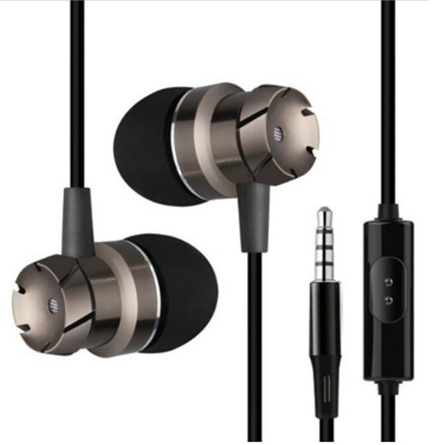 3.5mm Wired Headphones Handsfree Headset In Ear Earphone Earbuds with Mic for Xiomi Iphone MP3 Player Laptop