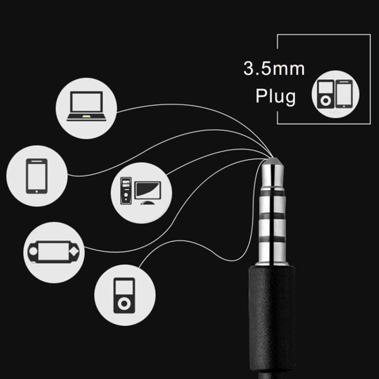 3.5mm Wired Headphones Handsfree Headset In Ear Earphone Earbuds with Mic for Xiomi Iphone MP3 Player Laptop