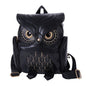 Owl Pattern Shoulder Bag Female PU Personality Backpack