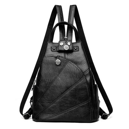 Women Anti-theft Leather Backpacks Ladies Backpacks