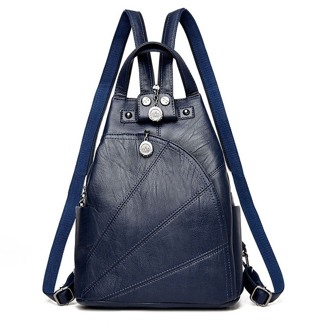 Women Anti-theft Leather Backpacks Ladies Backpacks