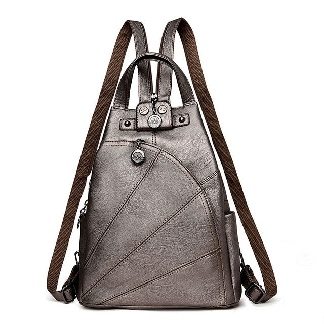 Women Anti-theft Leather Backpacks Ladies Backpacks