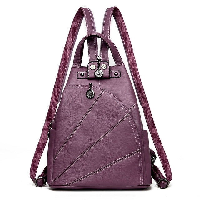 Women Anti-theft Leather Backpacks Ladies Backpacks