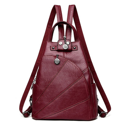 Women Anti-theft Leather Backpacks Ladies Backpacks