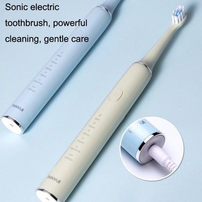 Boorui BR-Z5 USB Fast Charge Soft Toothbrush 5 Gear Sonic Electric Toothbrush, BR-Z5(Light Green), BR-Z5(Sky Blue), BR-Z5(Pink)