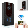 V7 1080P Full HD Weather Resistant WiFi Security Home Monitor Intercom Smart Phone Video Doorbell, Support Two-way Audio, PIR Motion Detection, Night Vision