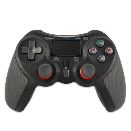 Rubberized Wireless Game Controller Bluetooth Handle for PS4 Host