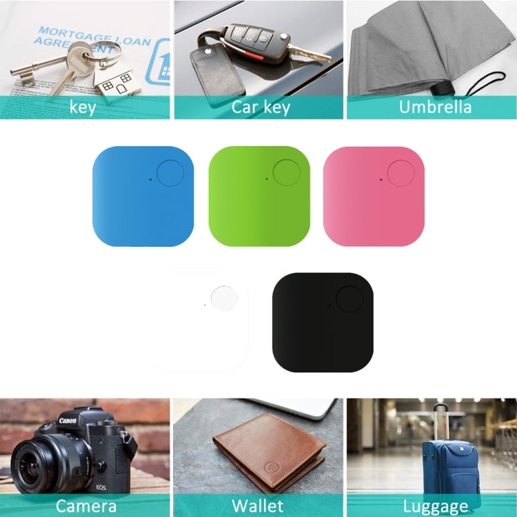 Portable Mini Square Anti Lost Device Smart Bluetooth Remote Anti Theft Keychain Alarm