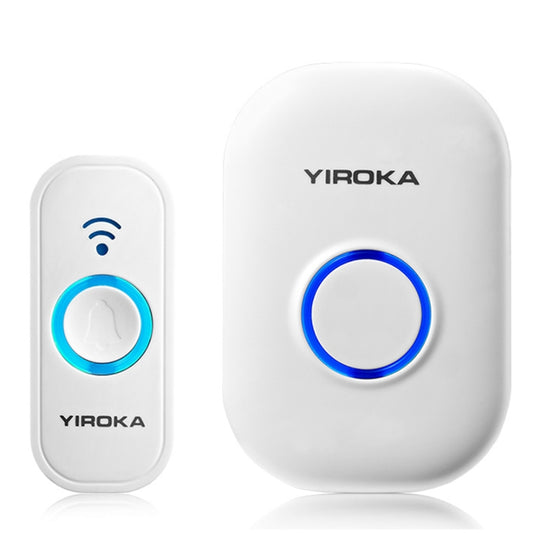 Yiroka Wireless Doorbell Smart Doorbell Digital Doorbell for the Elderly, EU Plug, US Plug