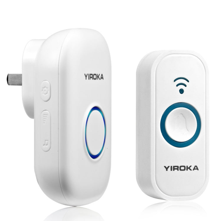 Yiroka Wireless Doorbell Smart Doorbell Digital Doorbell for the Elderly, EU Plug, US Plug