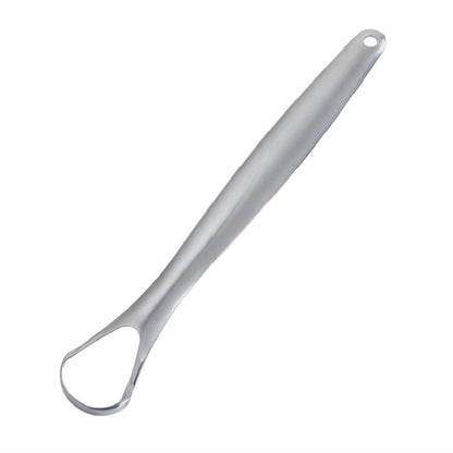 Oral Cleaning Stainless Steel Tongue Scraper, 14.6 × 2.4 cm