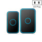 CACAZI A78 Long-Distance Wireless Doorbell Intelligent Remote Control Electronic Doorbell, US Plug, EU Plug, UK Plug