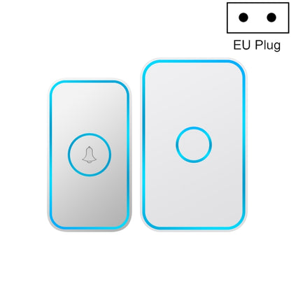 CACAZI A78 Long-Distance Wireless Doorbell Intelligent Remote Control Electronic Doorbell, US Plug, EU Plug, UK Plug