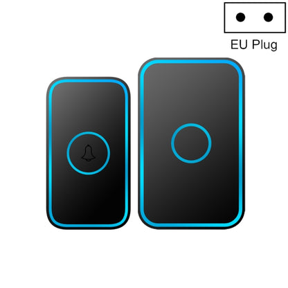 CACAZI A78 Long-Distance Wireless Doorbell Intelligent Remote Control Electronic Doorbell, US Plug, EU Plug, UK Plug