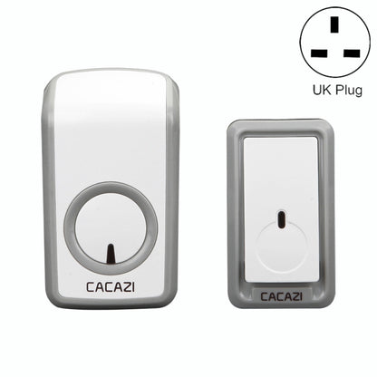 CACAZI W-899 Smart Home Wireless Doorbell Remote Control Doorbell, US Plug, UK Plug, EU Plug