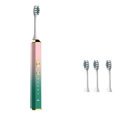 V6 Adult Magnetic Levitation Sonic Household Smart Electric Toothbrush Couple Soft Toothbrush, Style:, Charge Model, Wireless Charge Model