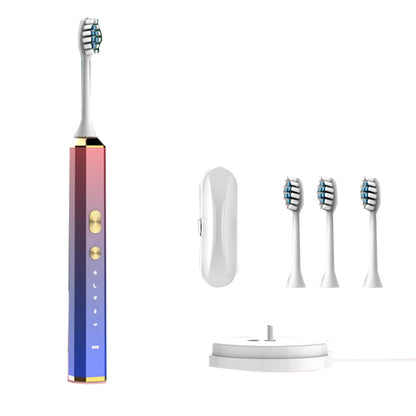 V6 Adult Magnetic Levitation Sonic Household Smart Electric Toothbrush Couple Soft Toothbrush, Style:, Charge Model, Wireless Charge Model