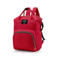 Mummy Bag Large Capacity Multifunctional Backpack Waterproof Baby Bottle Diaper Bag, Red, Green, Black, Pink Red, Red Beige Blue, Red White Blue, Light Pink, Pink, Dark Blue, Light Blue