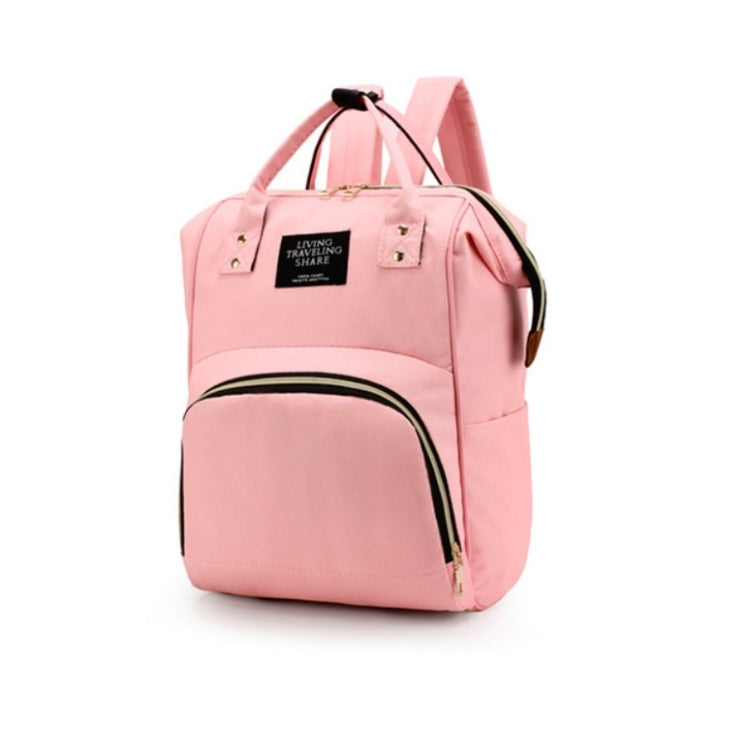Mummy Bag Large Capacity Multifunctional Backpack Waterproof Baby Bottle Diaper Bag, Red, Green, Black, Pink Red, Red Beige Blue, Red White Blue, Light Pink, Pink, Dark Blue, Light Blue