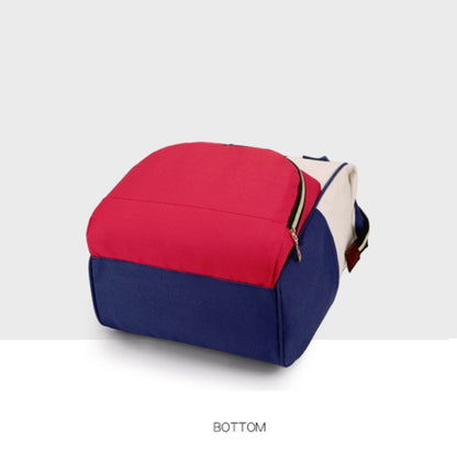 Mummy Bag Large Capacity Multifunctional Backpack Waterproof Baby Bottle Diaper Bag, Red, Green, Black, Pink Red, Red Beige Blue, Red White Blue, Light Pink, Pink, Dark Blue, Light Blue