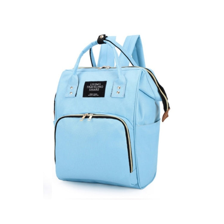 Mummy Bag Large Capacity Multifunctional Backpack Waterproof Baby Bottle Diaper Bag, Red, Green, Black, Pink Red, Red Beige Blue, Red White Blue, Light Pink, Pink, Dark Blue, Light Blue