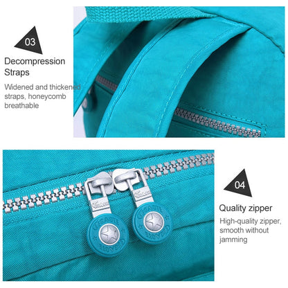 Backpacks School Backpack for Teenage Girls Female Laptop Bagpack Travel Bag, 27X13X37cm, 31X14X42cm