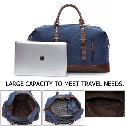 Canvas Leather Men Travel Bags Carry on Luggage Bags Men Duffel Bags Handbag Travel